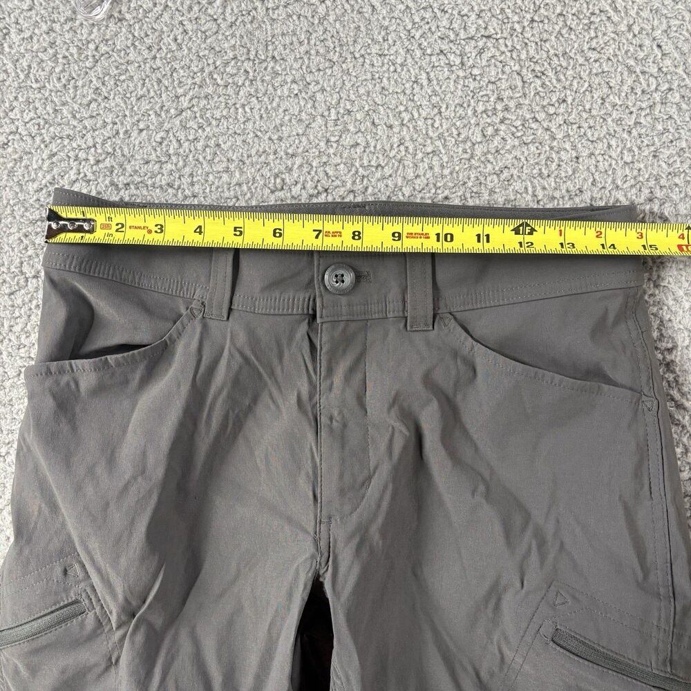 Eddie Bauer First Ascent Guide Pro Hiking Pants Gray Mens 30x32 Stretch - Picture 3 of 8